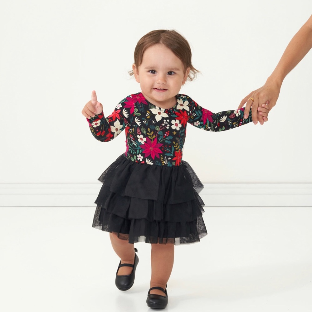 Little Sleepies Berry Merry TuTu Dress/Bloomers 3-6m